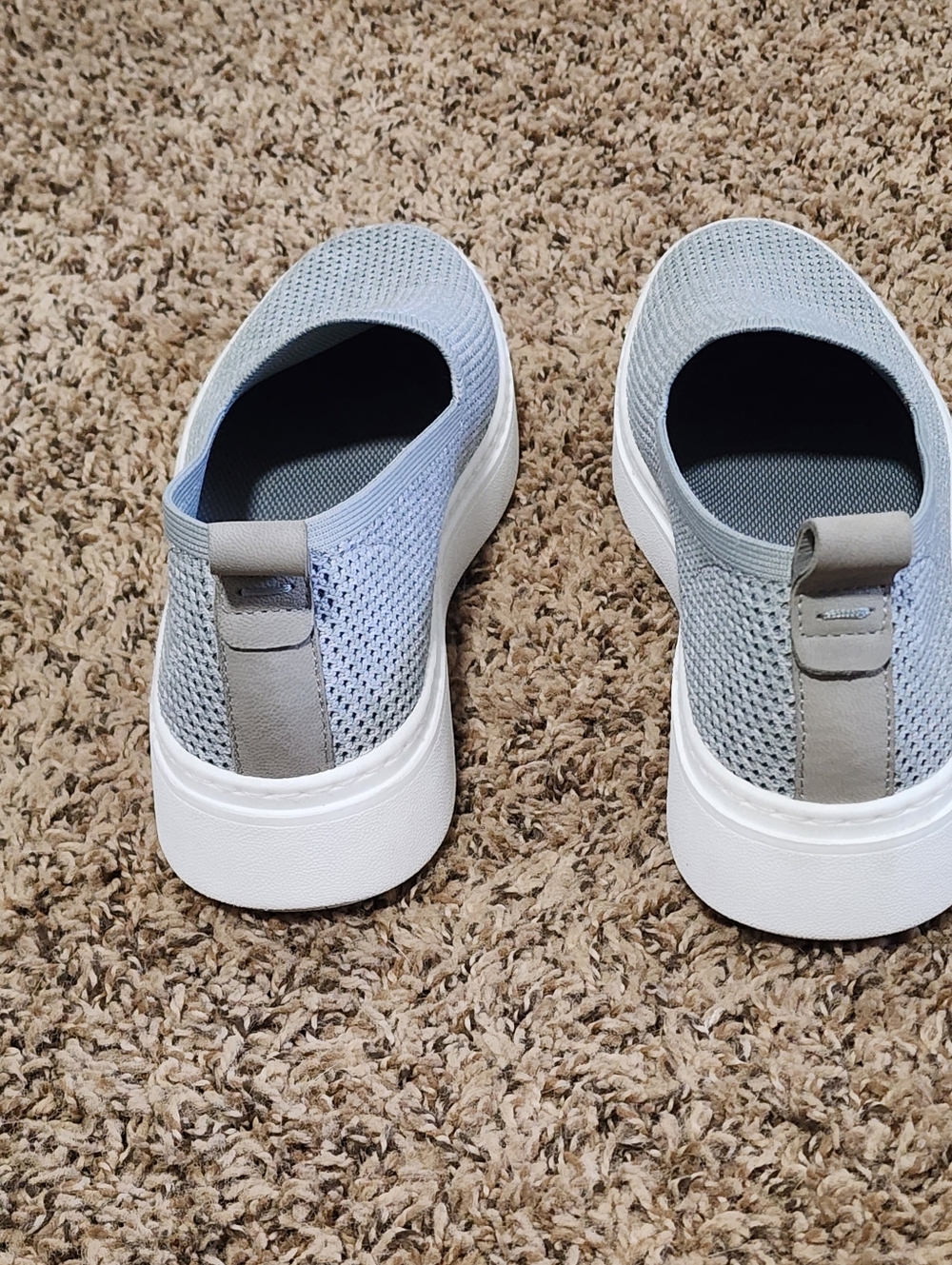Eileen Fisher Prosper Platform Slip On Sneaker Size 8 Gray Comfy Minimalist - Picture 4 of 11
